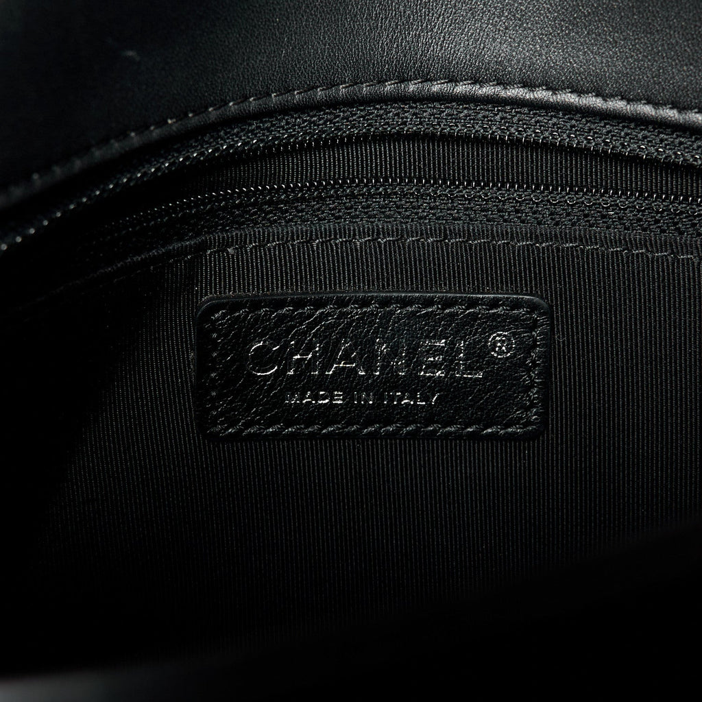 Calfskin Small Tramezzo Flap Black