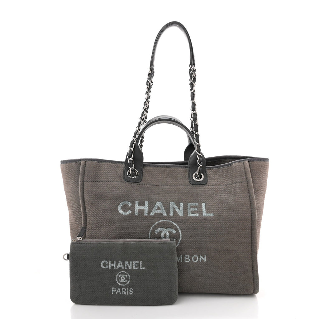 Mixed Fibers Medium Deauville Tote Grey