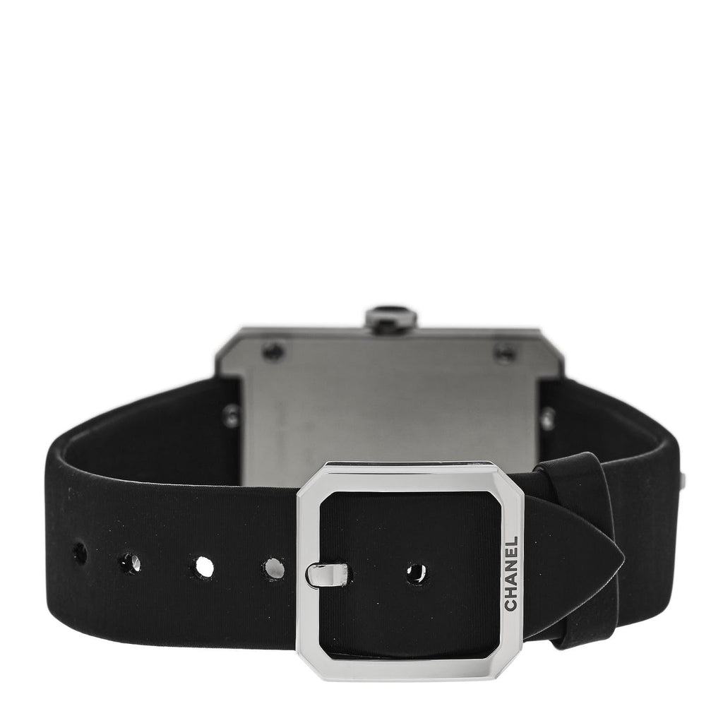 Stainless Steel Calfskin 27mm Boy-Friend Wanted de Chanel Quartz Watch Black