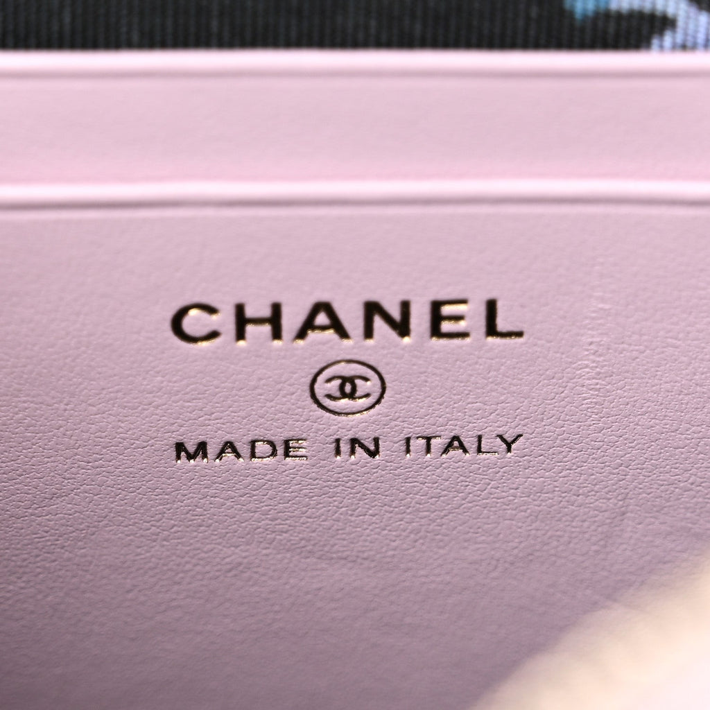 Caviar Quilted CC Mini Classic Backpack Light Purple