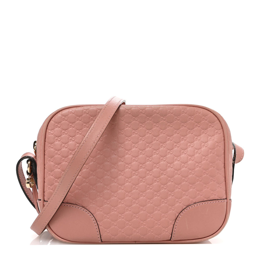 Soft Microguccissima Mini Bree Messenger Bag Soft Pink