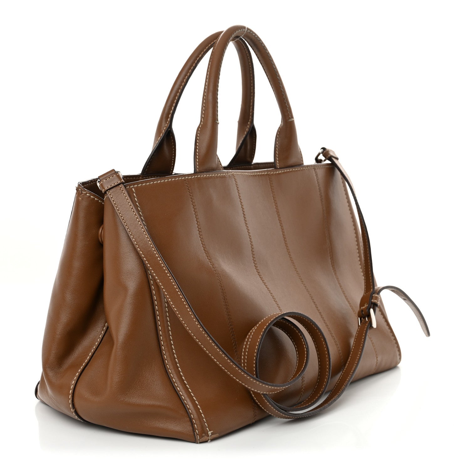 Soft Calfskin Tote Cannella