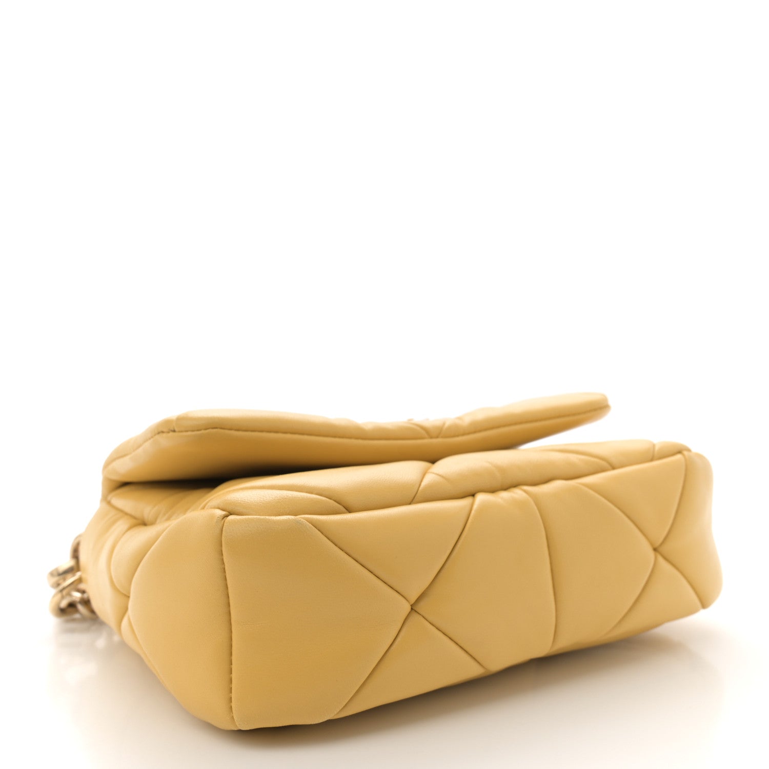 Nappa Re-Nylon Triangle Quilted Patchwork System Flap Shoulder Bag Ginestra