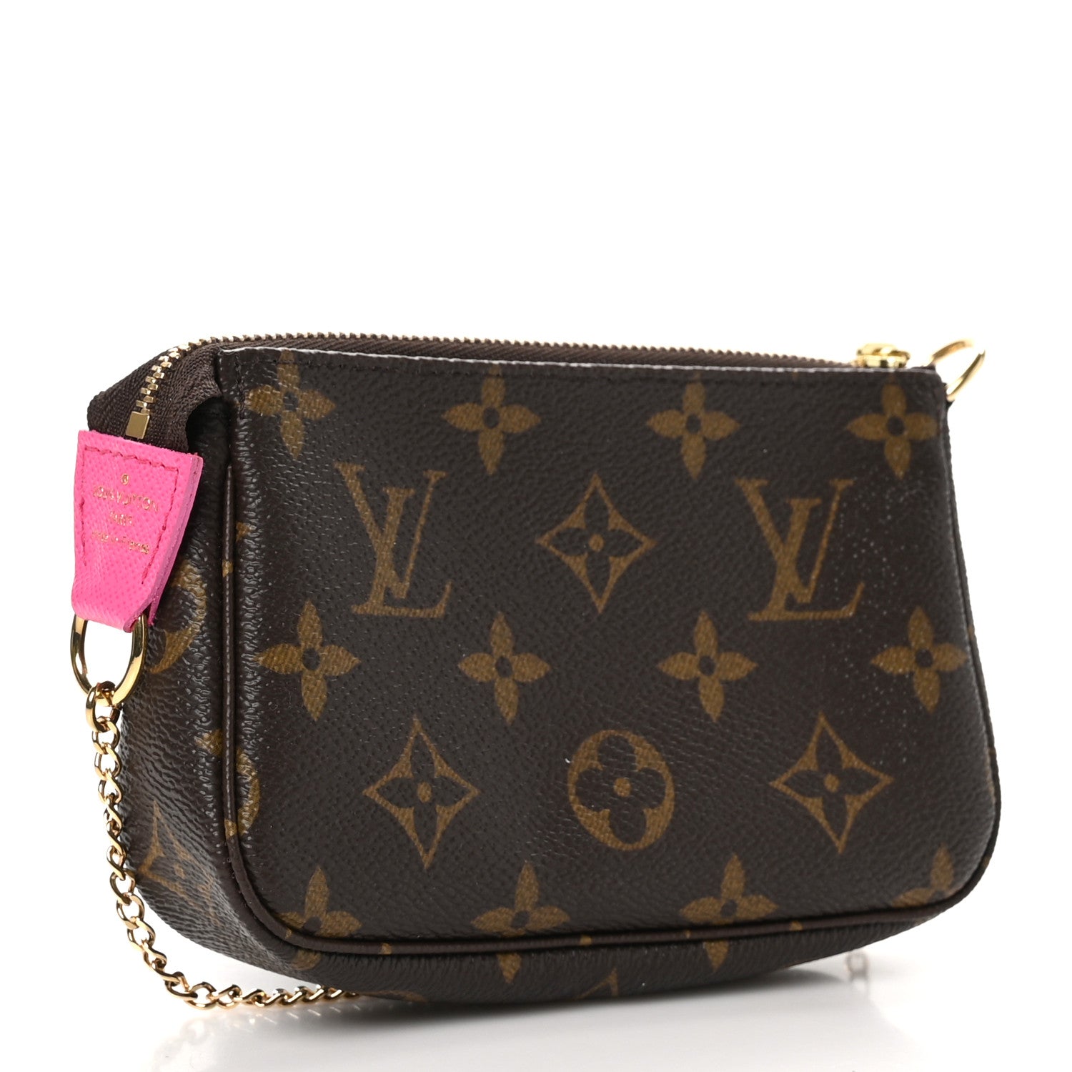 Monogram 2022 Christmas Animation Seoul Mini Pochette Accessories Fuchsia