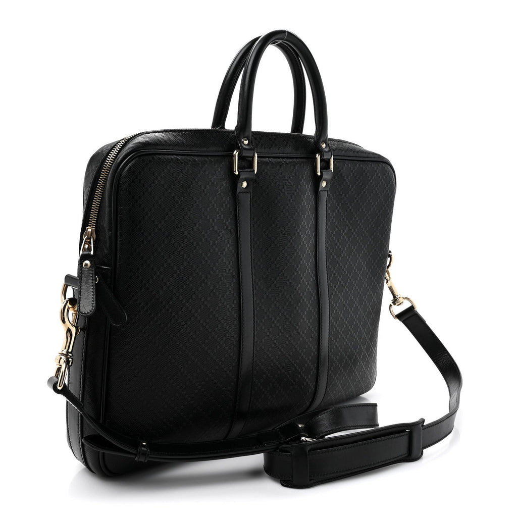 Diamante Signature Briefcase Black
