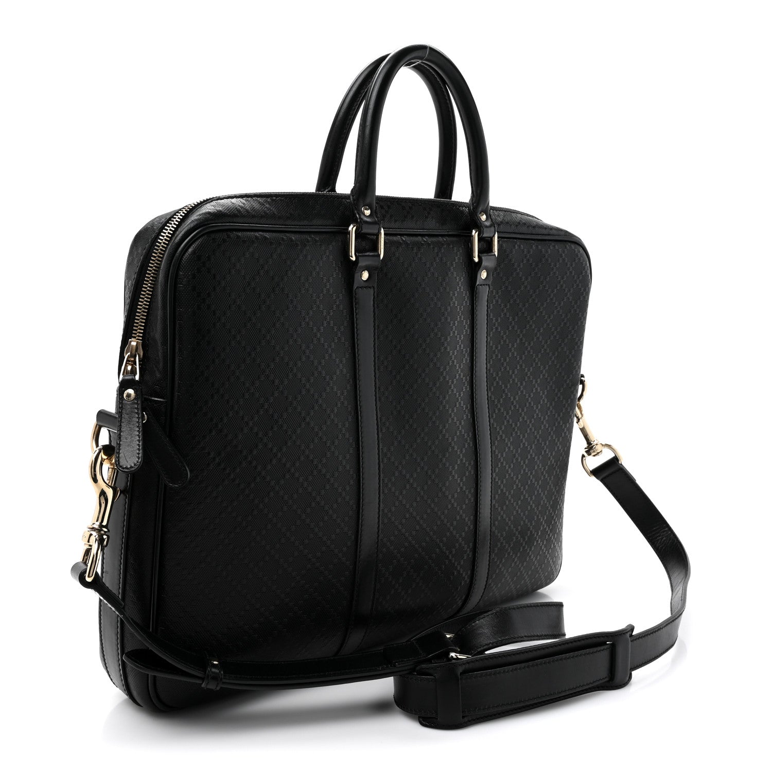 Diamante Signature Briefcase Black