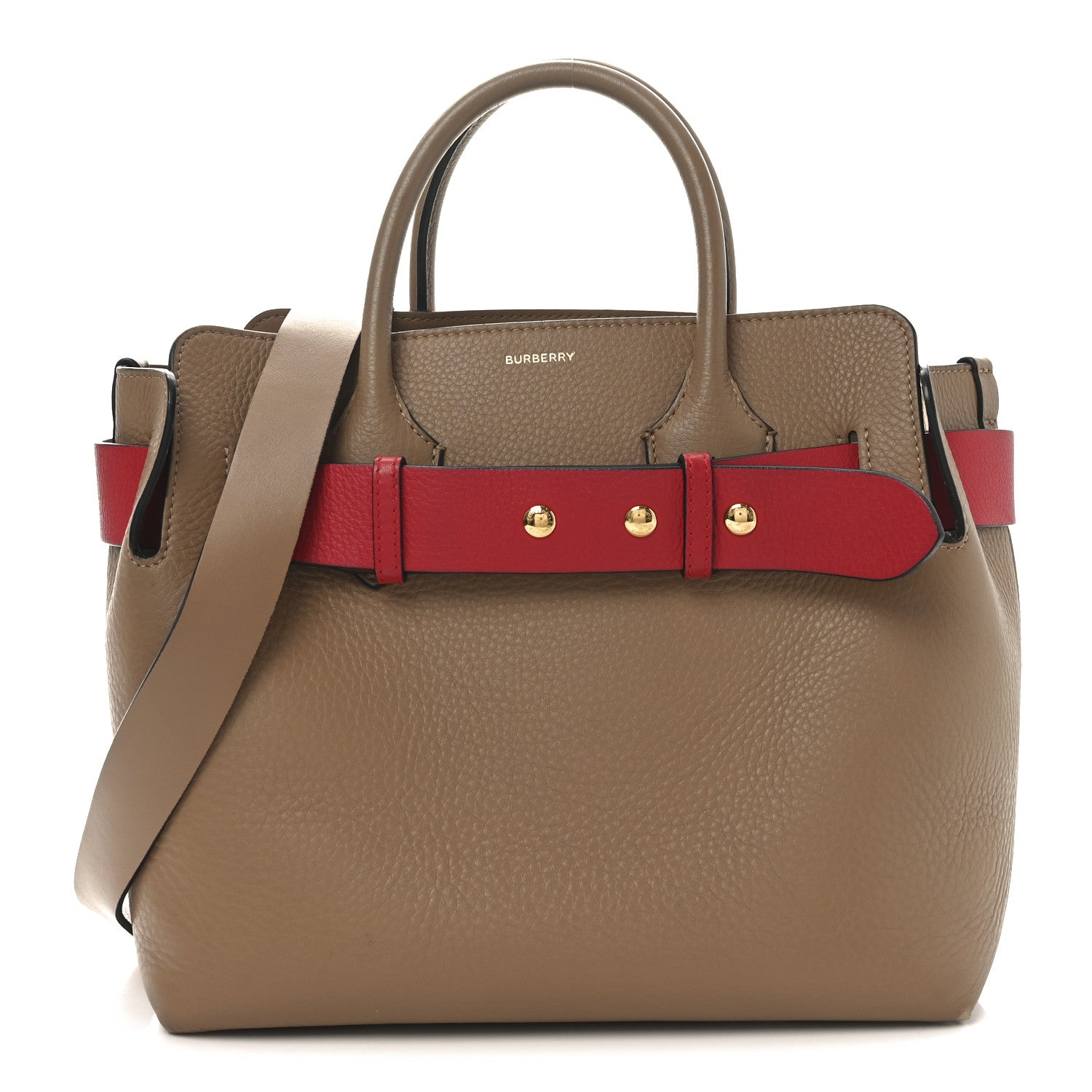 Marais Calfskin  Small Belt Bag Camel Red