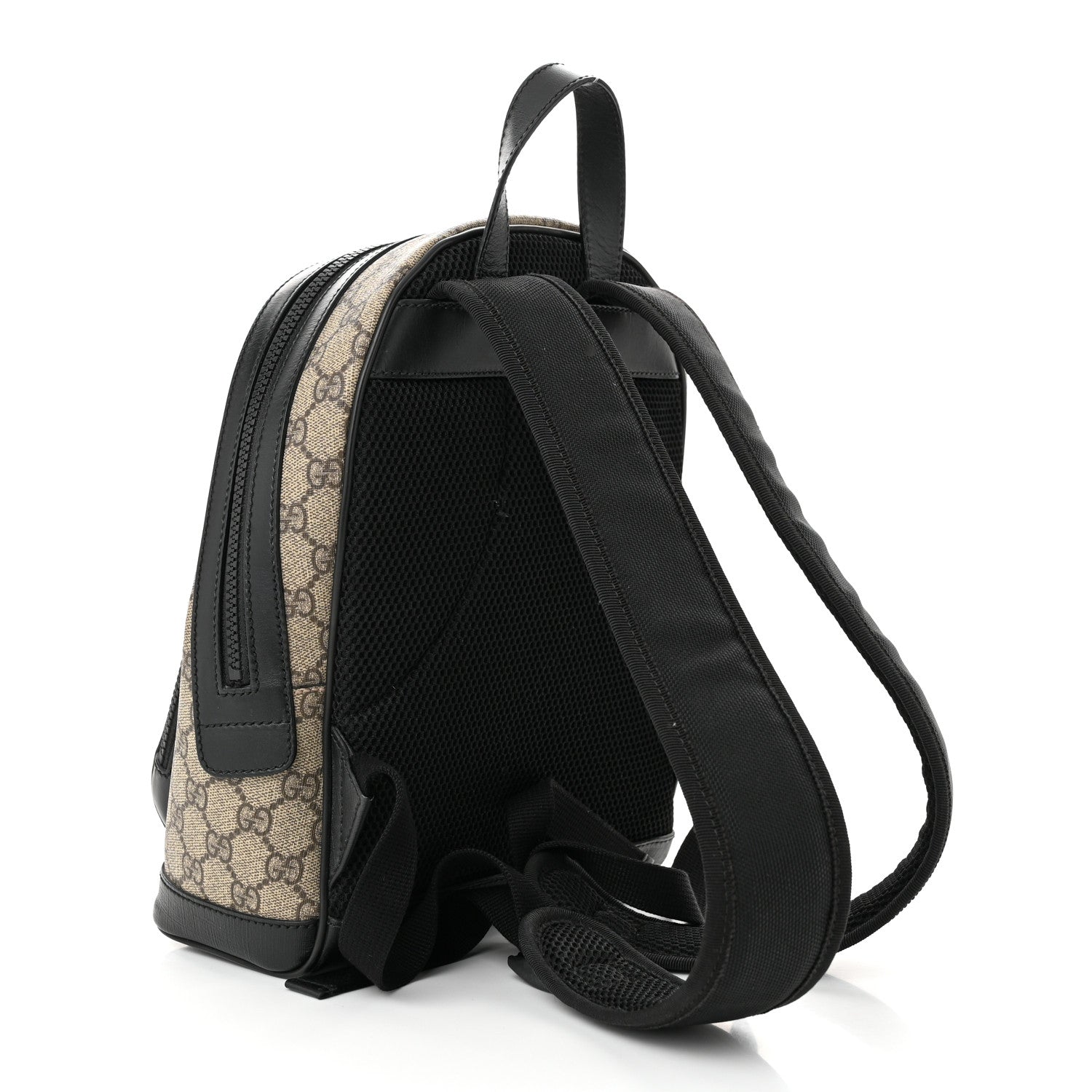 GG Supreme Monogram Small Eden Day Backpack Black