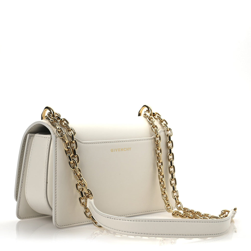 Calfskin Small 4G Sliding Chain Bag Ivory