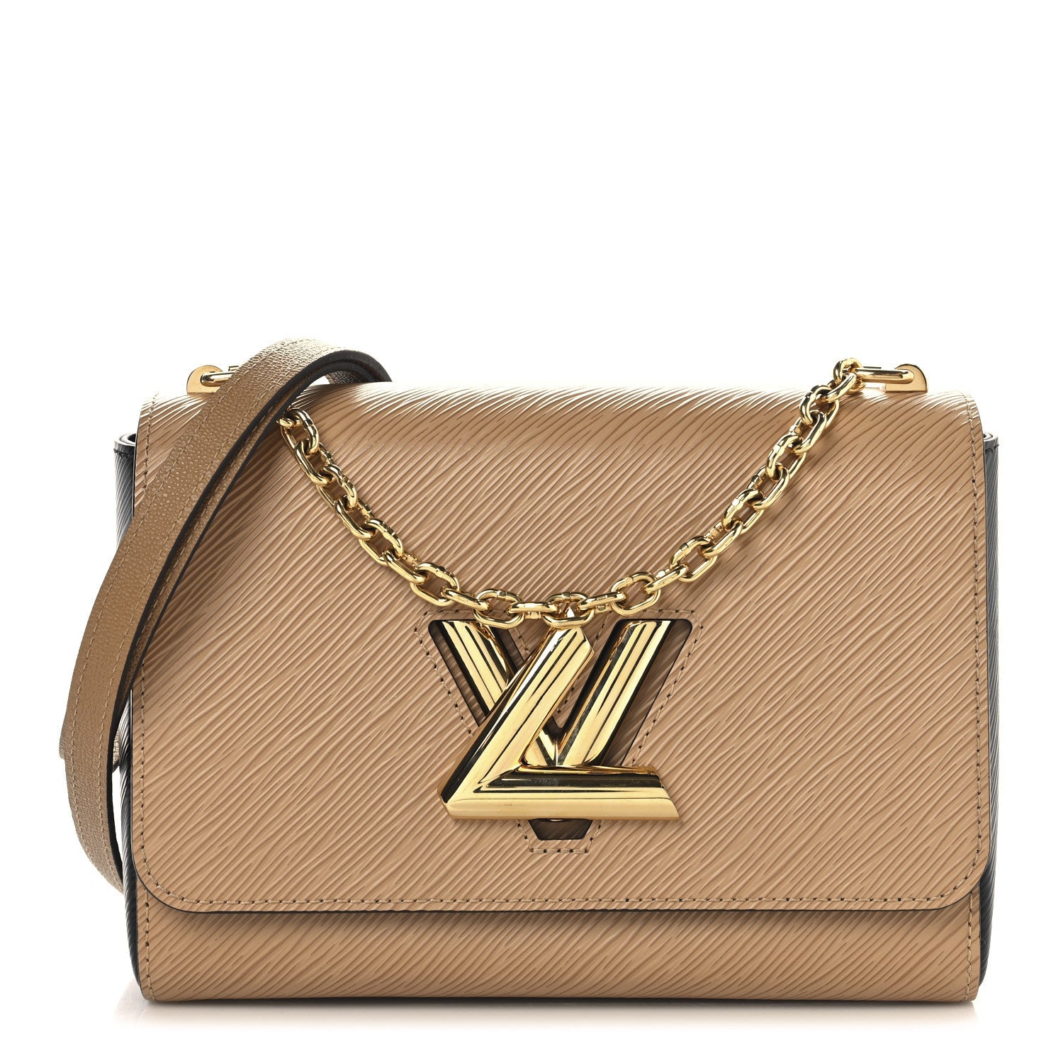 Epi Twist Shoulder Bag MM Camel