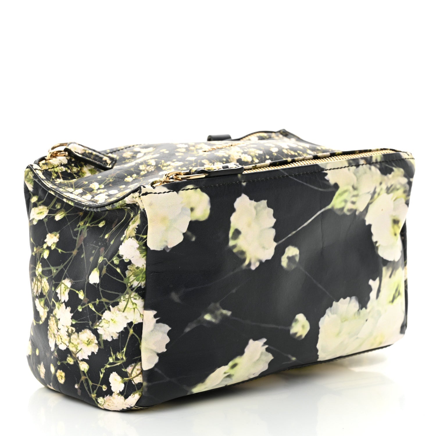 Lambskin Baby's Breath Print Medium Pandora Black