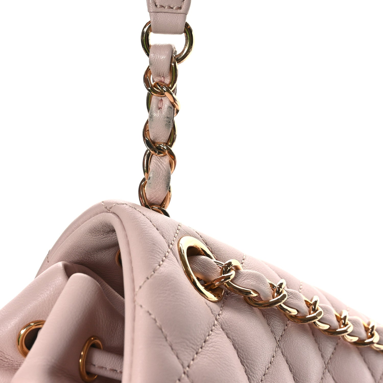 Lambskin Quilted Small Urban Spirit Backpack Light Pink