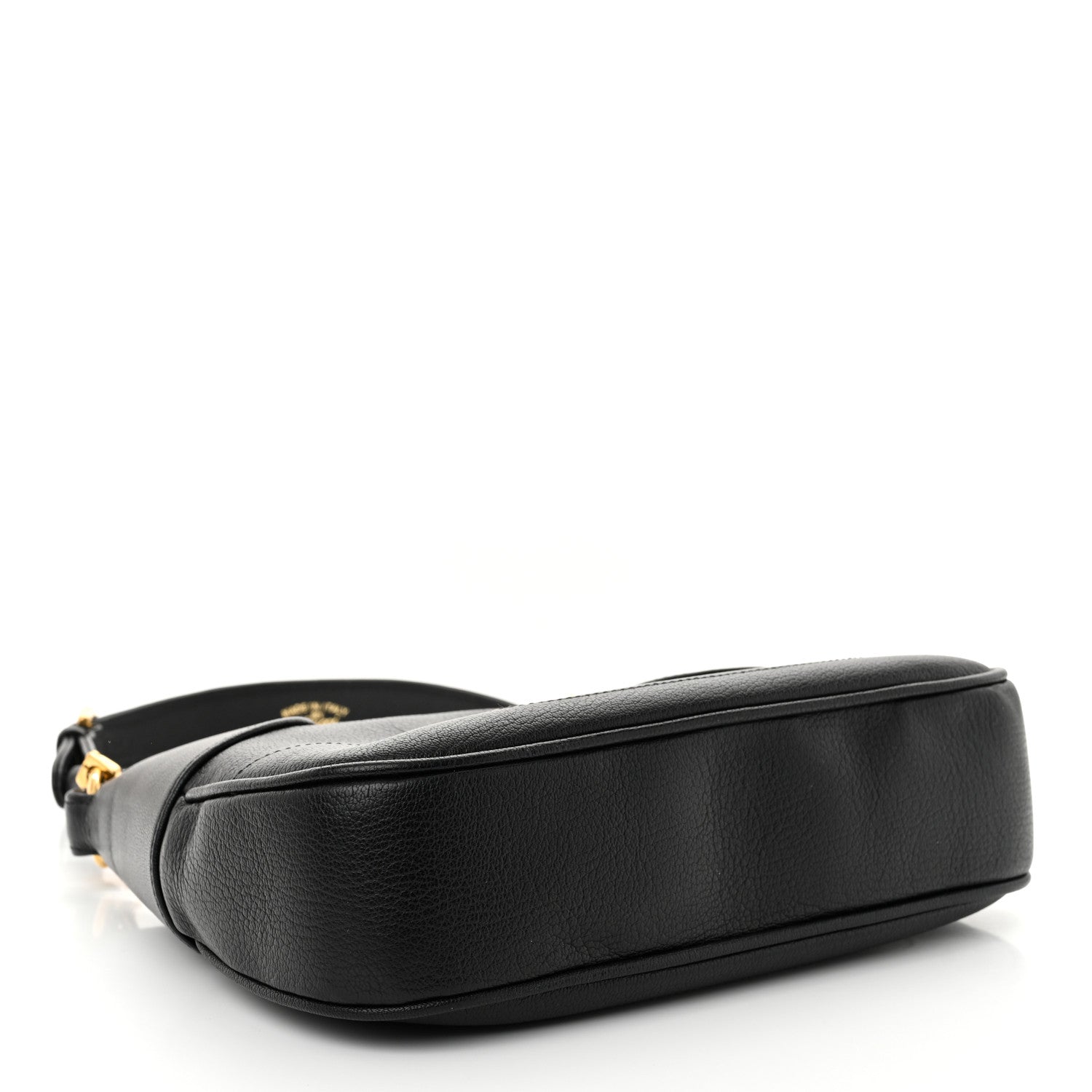Goatskin Small Aphrodite Shoulder Bag Black
