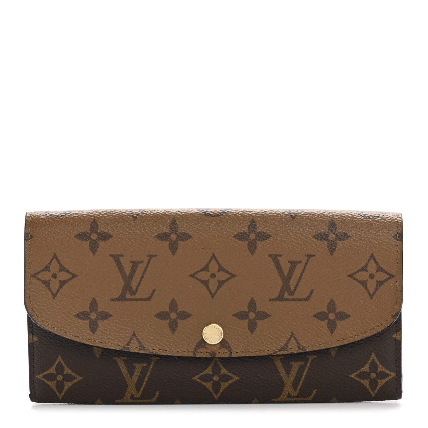 Reverse Monogram Emilie Wallet