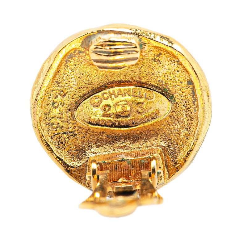 Chanel Horse Logo Earrings