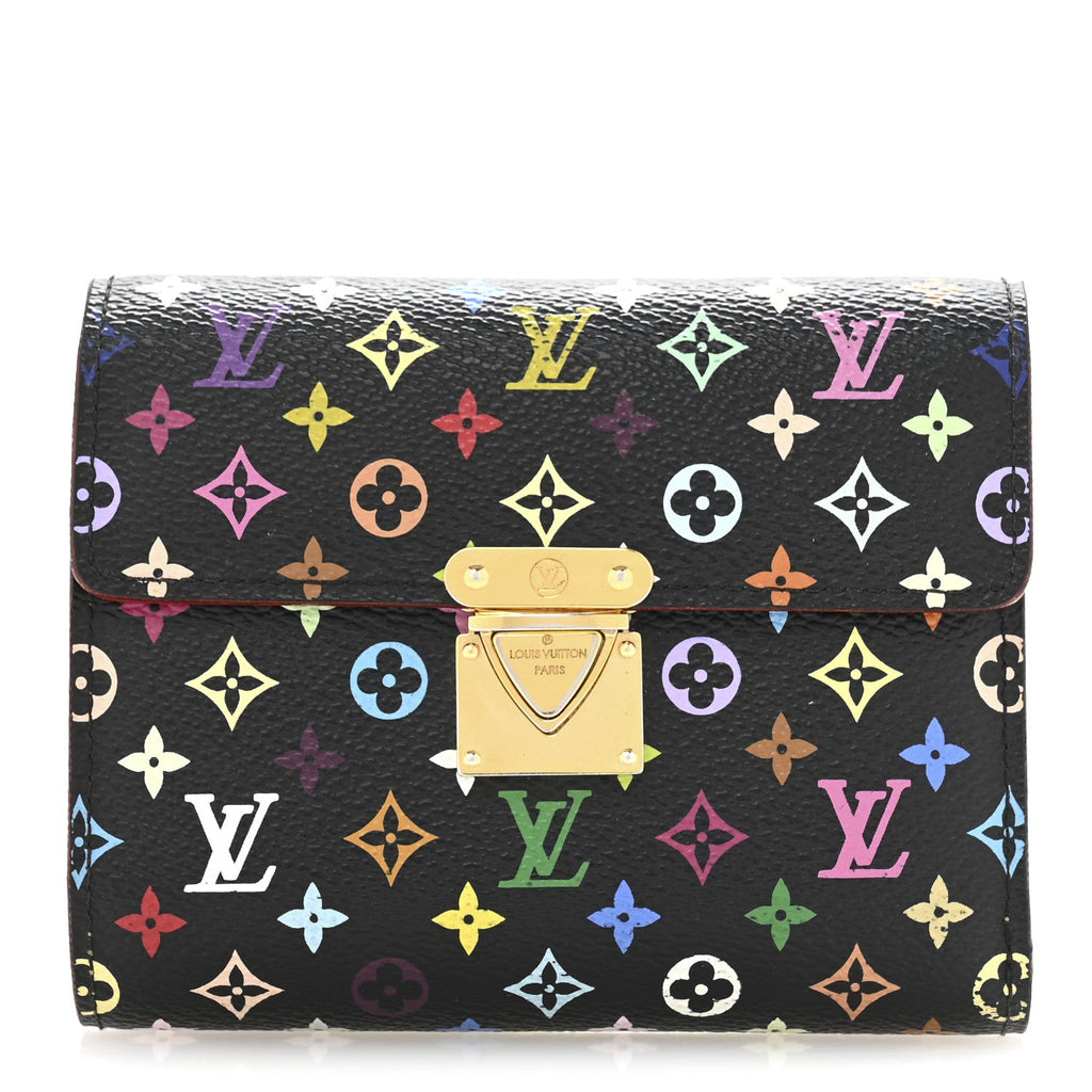 Monogram Multicolor Koala Wallet Black