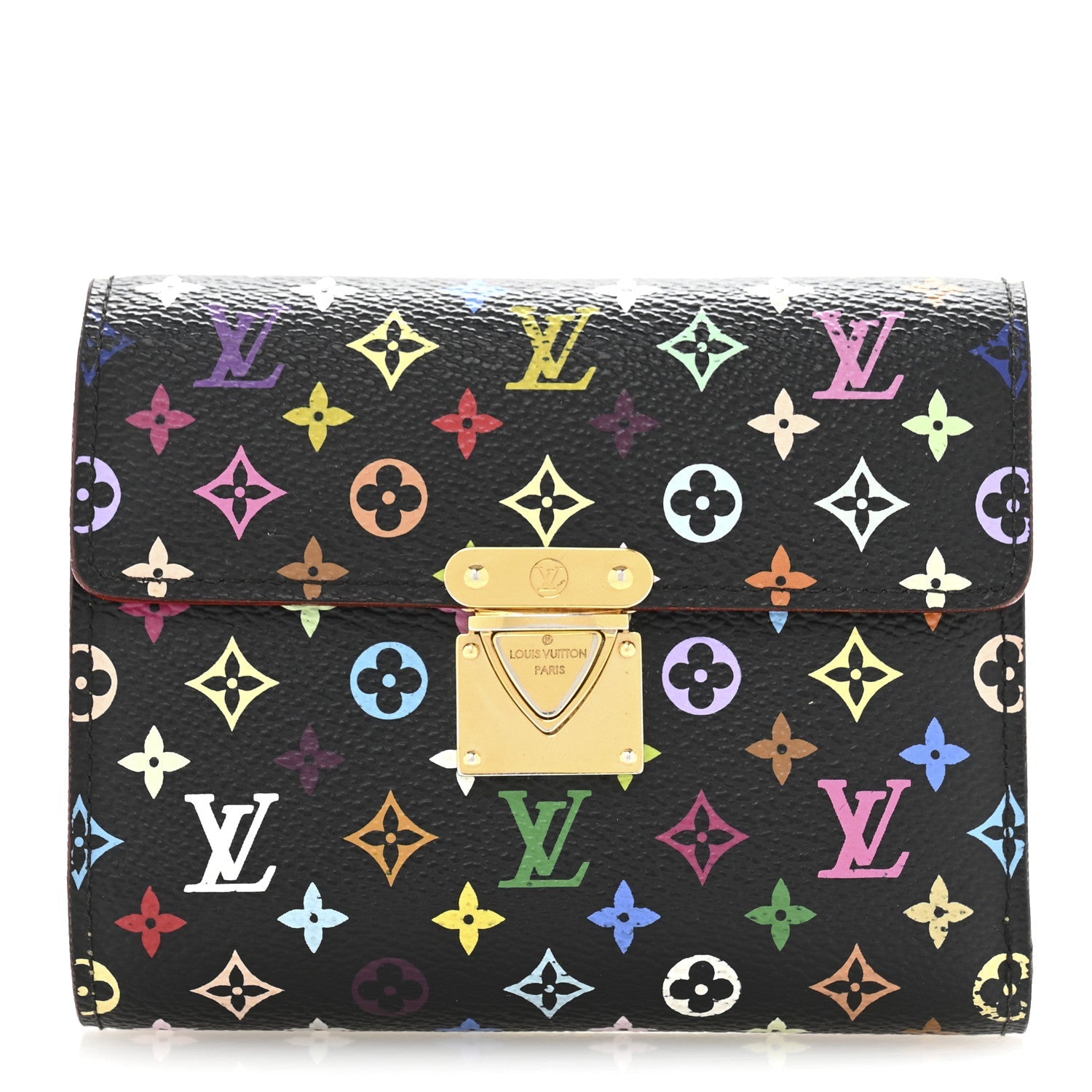 Monogram Multicolor Koala Wallet Black