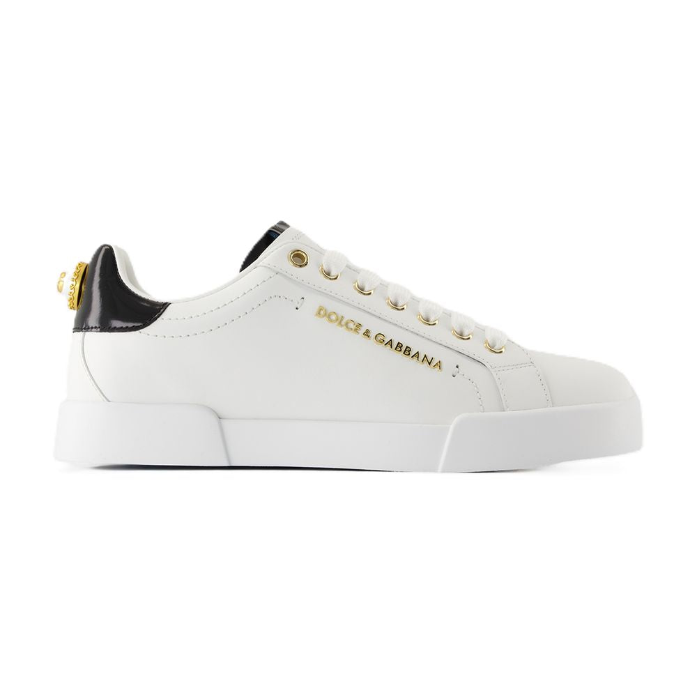 Women's Sneakers - Dolce&Gabbana - Cotton - White