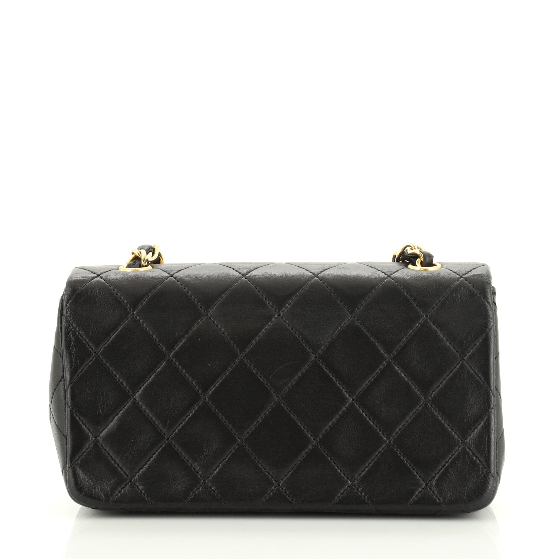 Vintage Full Flap Bag Quilted Lambskin Mini