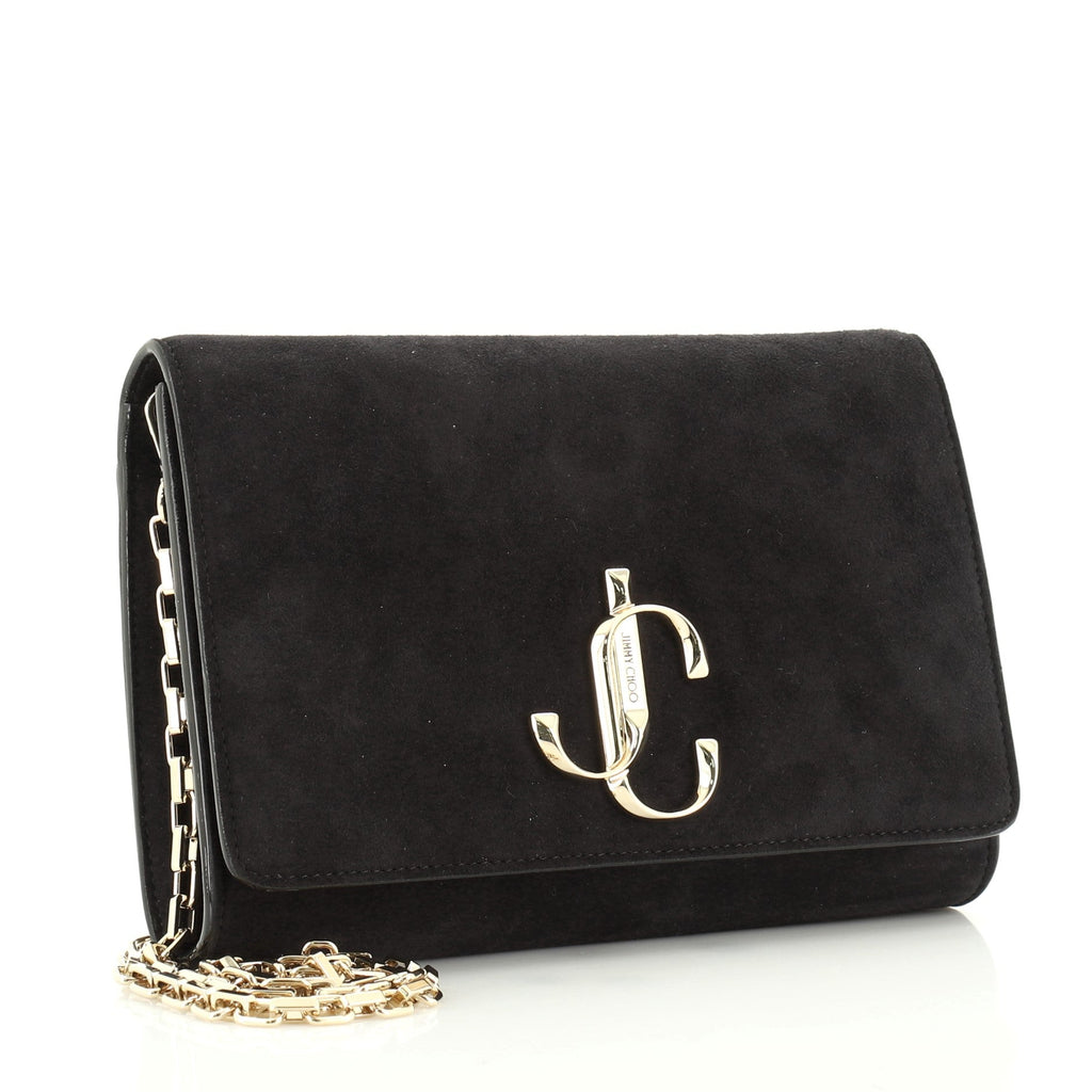 Varenne Chain Clutch Suede