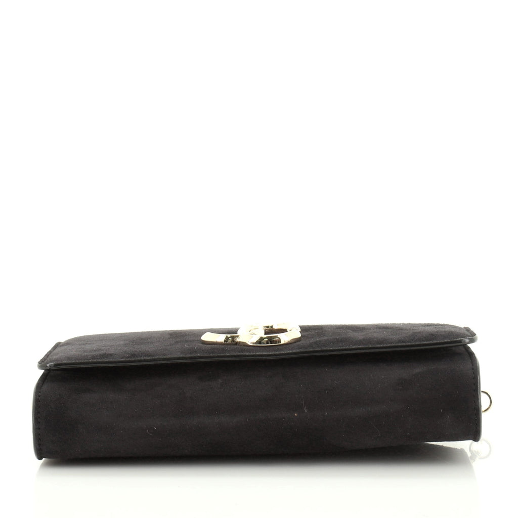 Varenne Chain Clutch Suede