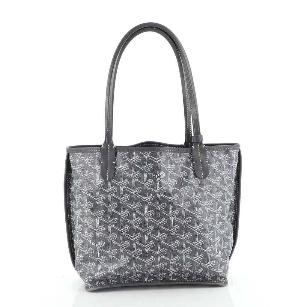 Anjou Reversible Tote Coated Canvas Mini