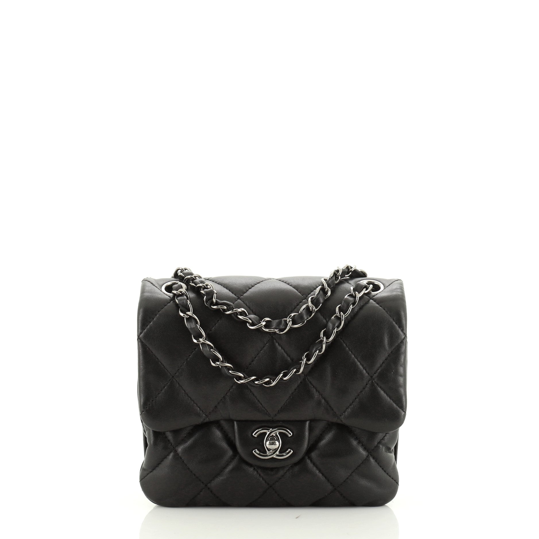 3 Accordion Flap Bag Quilted Lambskin Mini