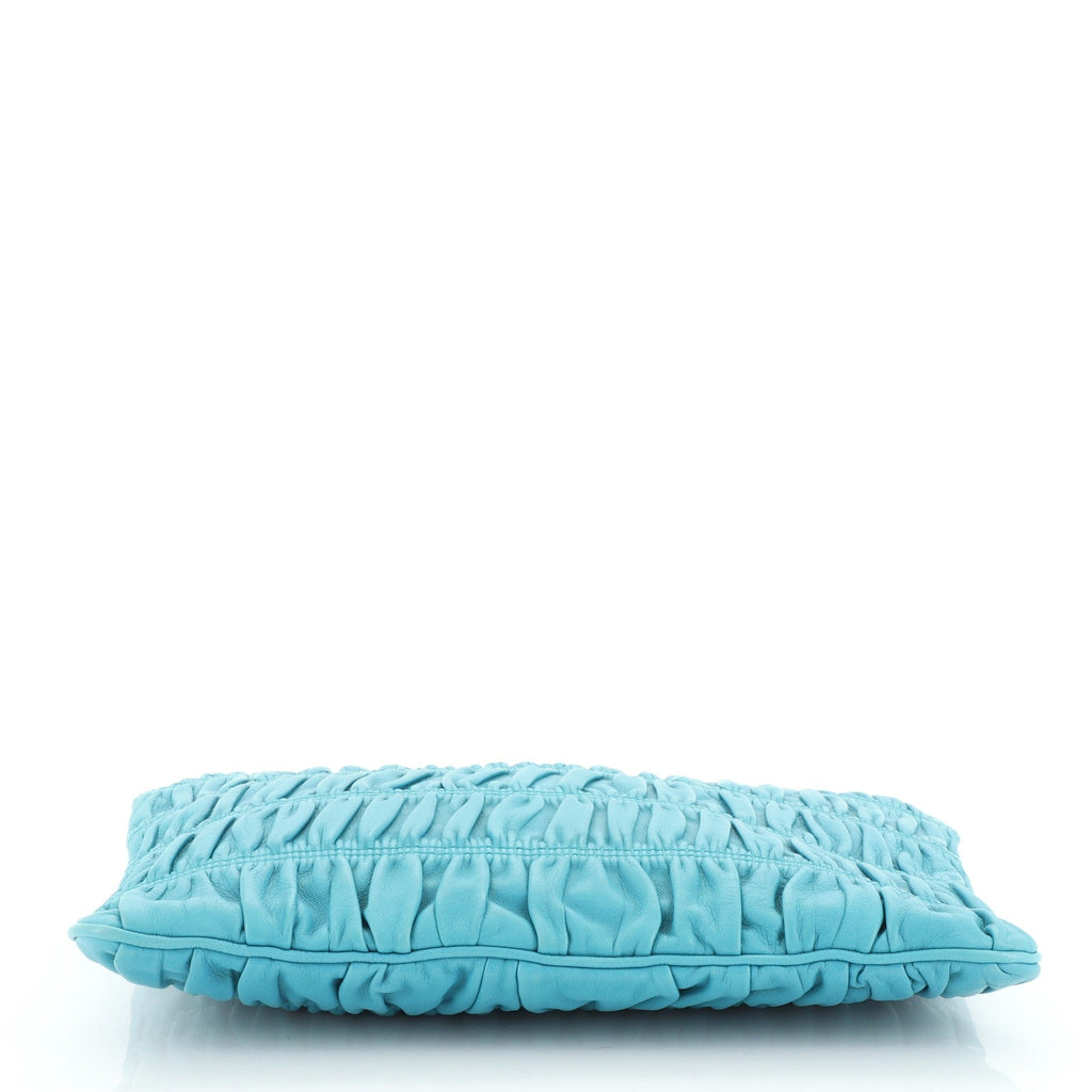 Gaufre Clutch Leather
