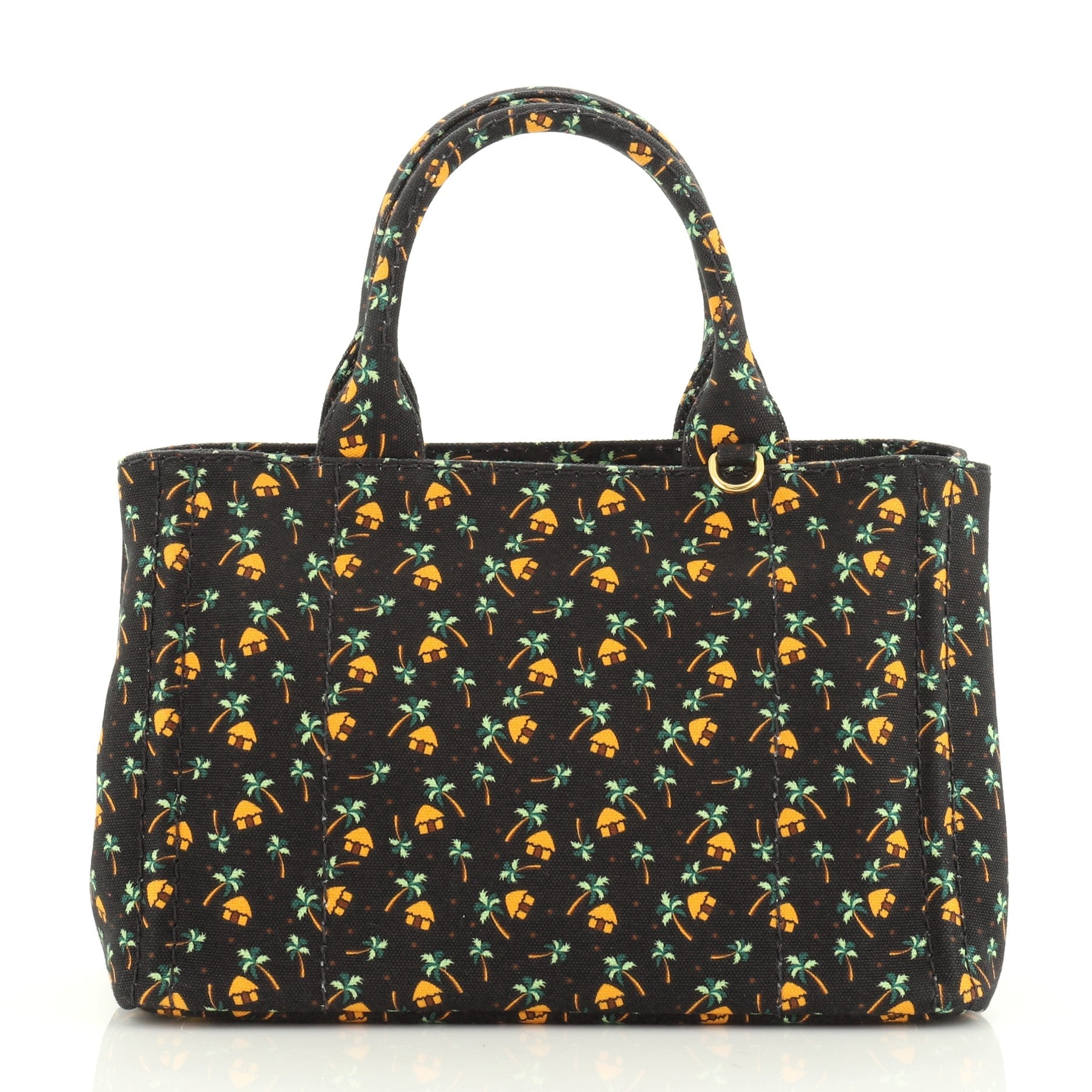 Canapa Convertible Tote Printed Canvas Mini