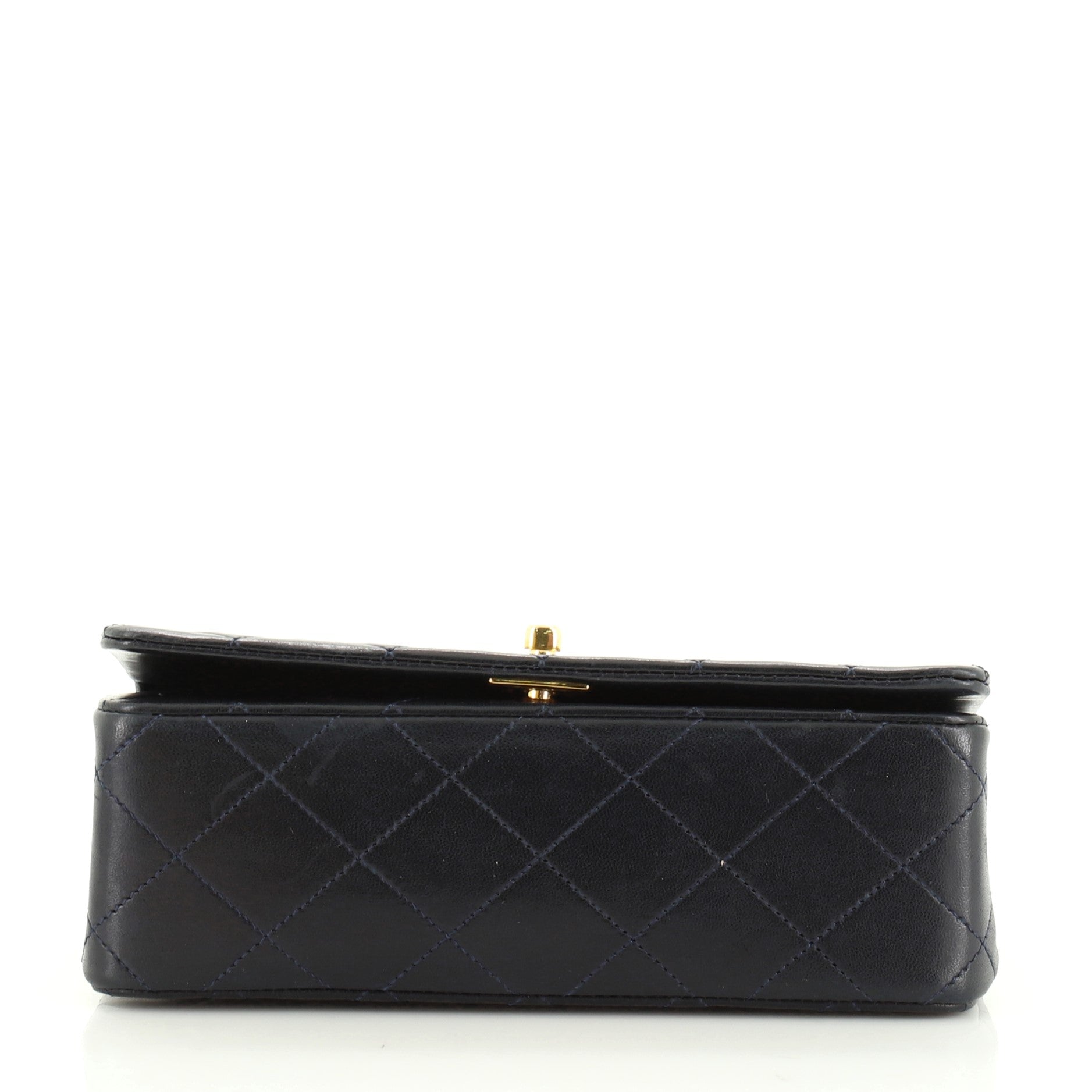 Vintage Full Flap Bag Quilted Lambskin Mini
