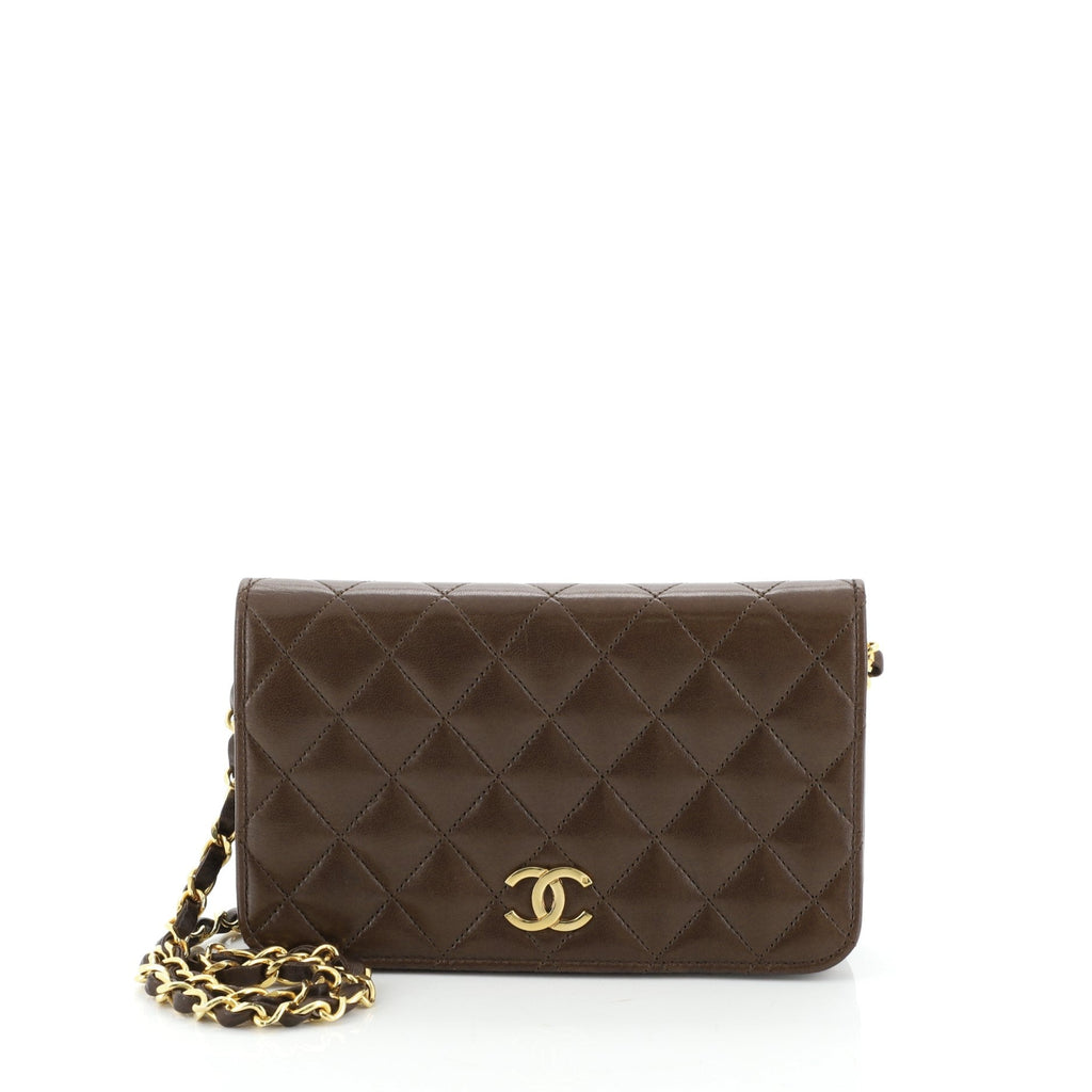 Vintage Full Flap Bag Quilted Lambskin Mini