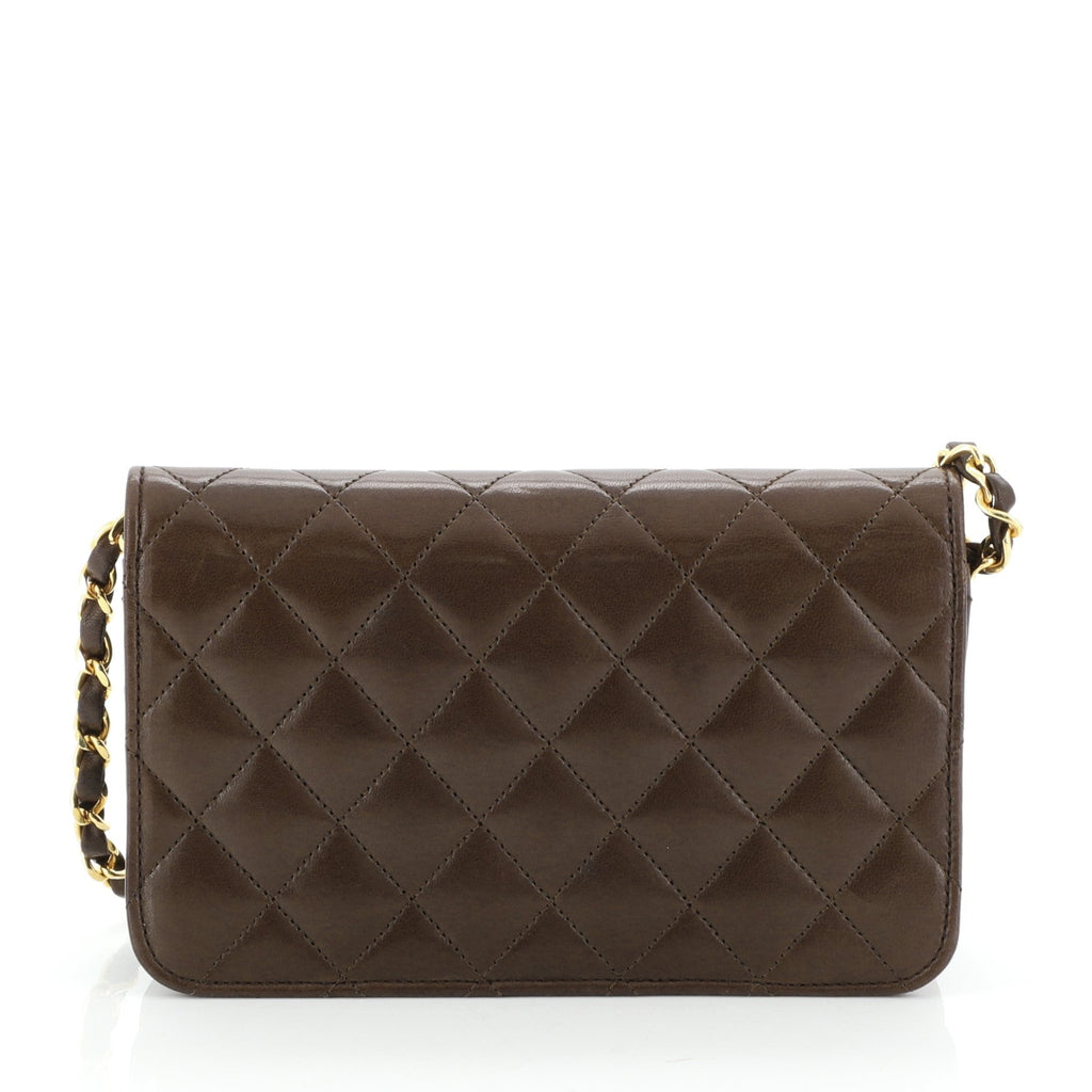 Vintage Full Flap Bag Quilted Lambskin Mini