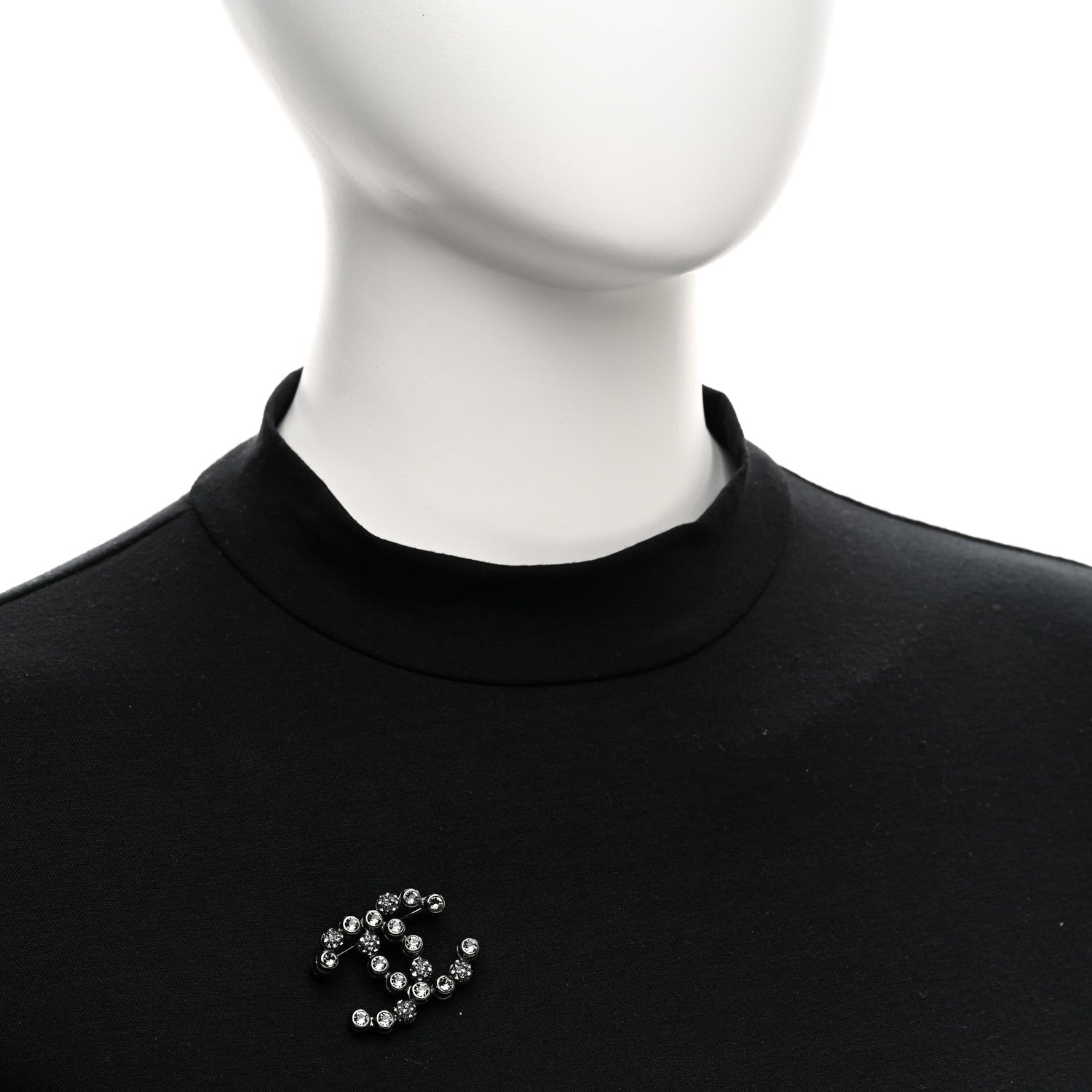 Ruthenium Crystal CC Brooch