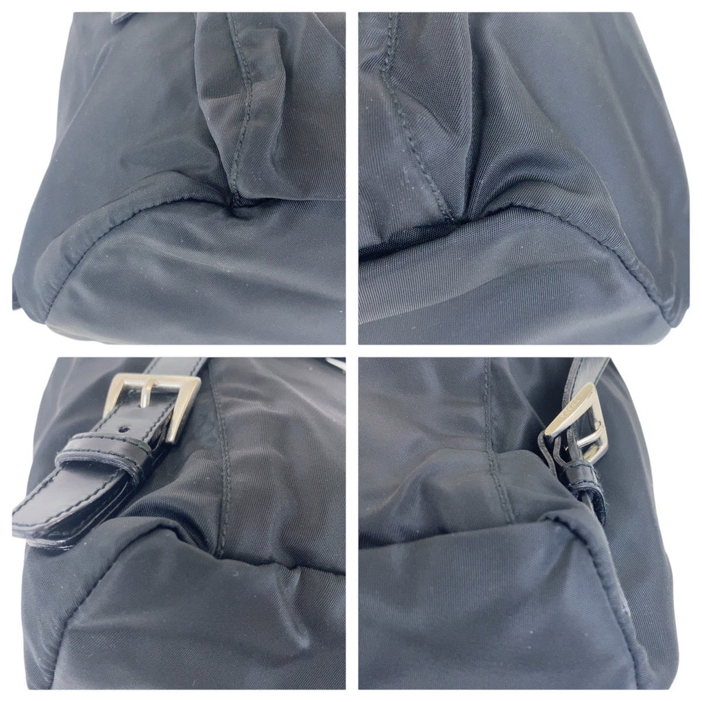 Prada Tessuto Triangle Logo Plate Nylon Backpack 501772