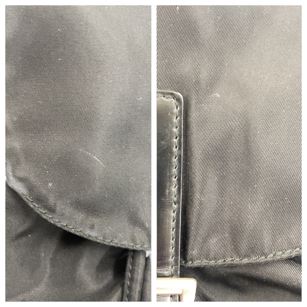 Prada Tessuto Triangle Logo Plate Nylon Backpack 501772