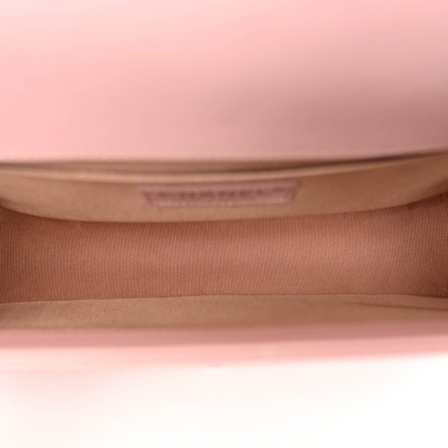 Calfskin Quilted Medium Boy Flap Light Pink