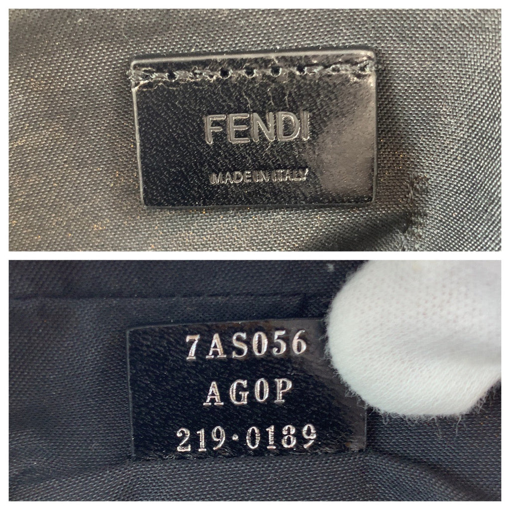 Fendi Logo Nylon Shoulder Bag