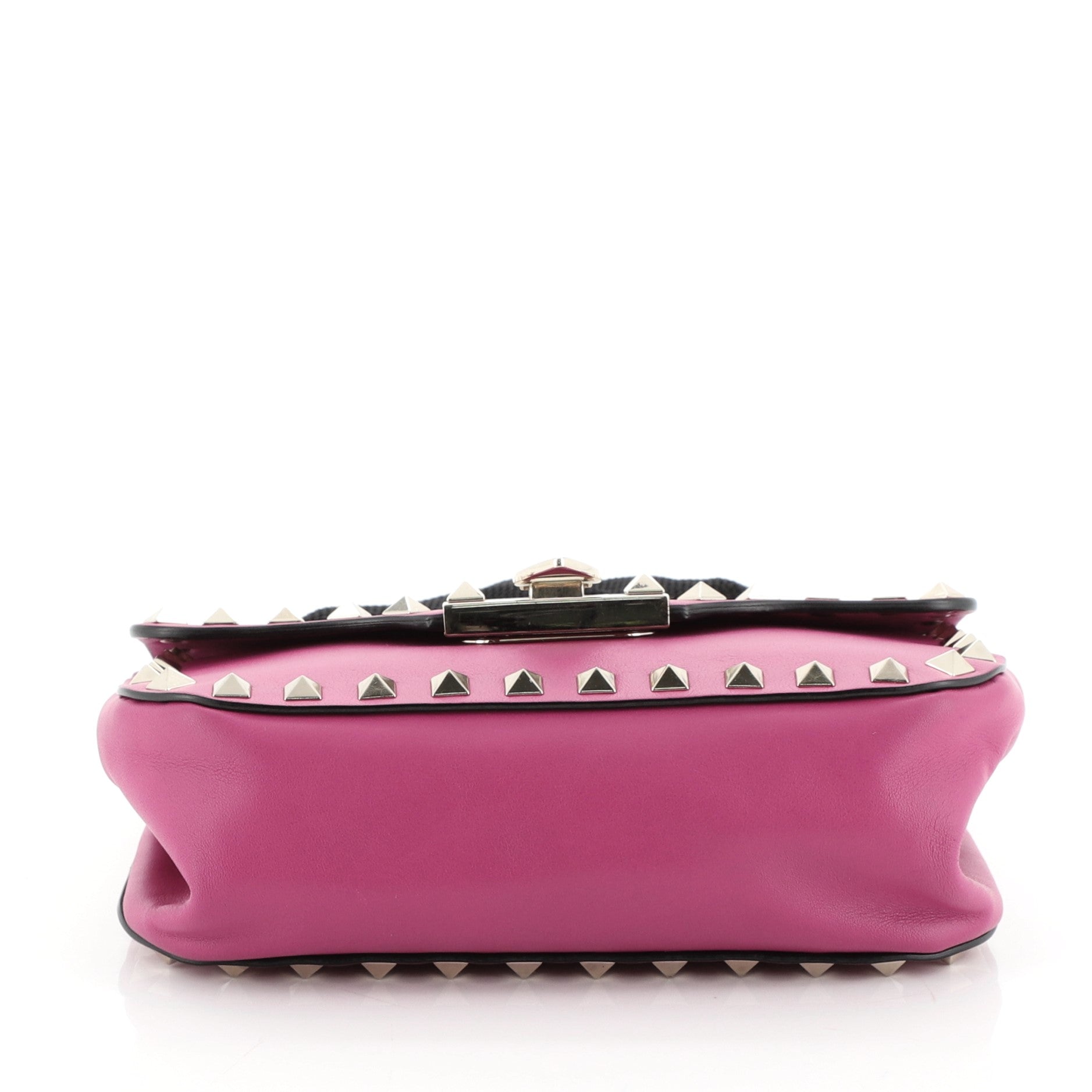 Rockstud Flip Lock Flap Bag Leather Mini