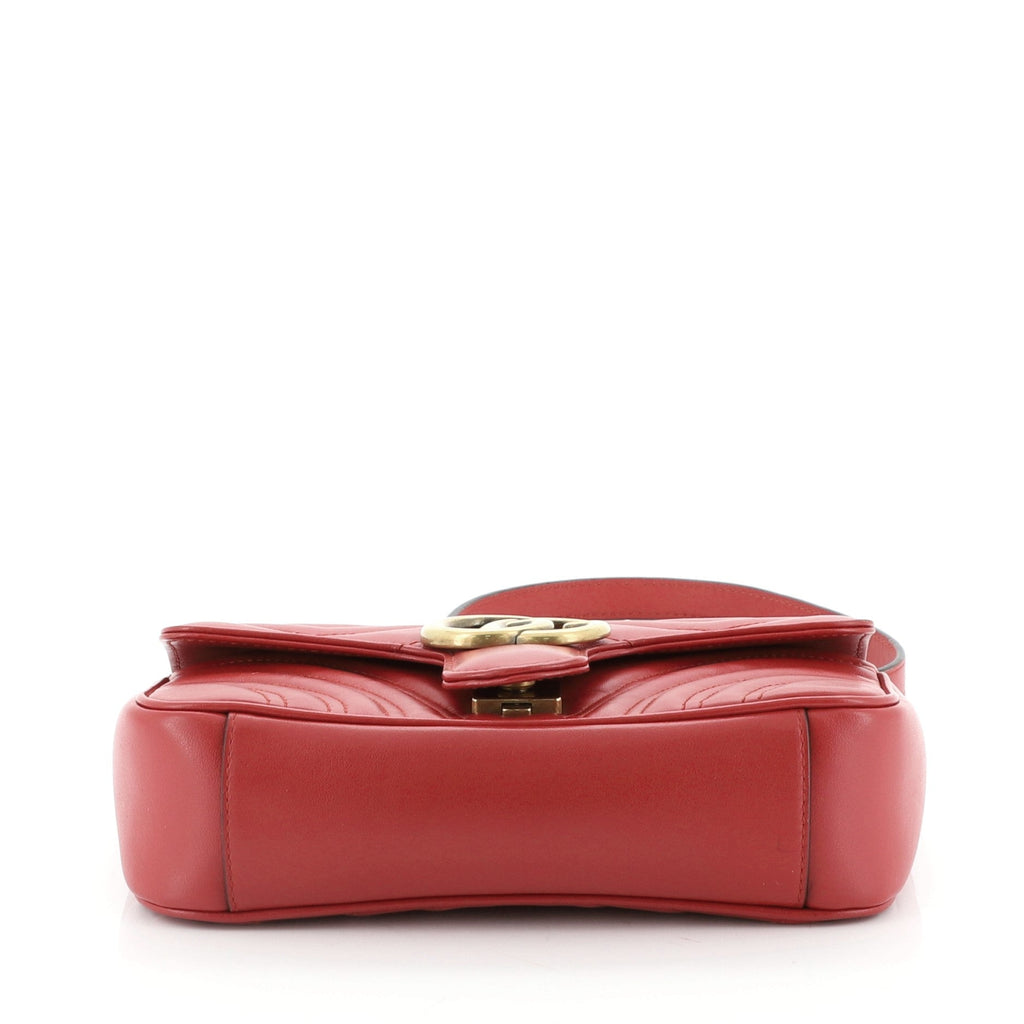 GG Marmont Flap Bag Matelasse Leather Mini