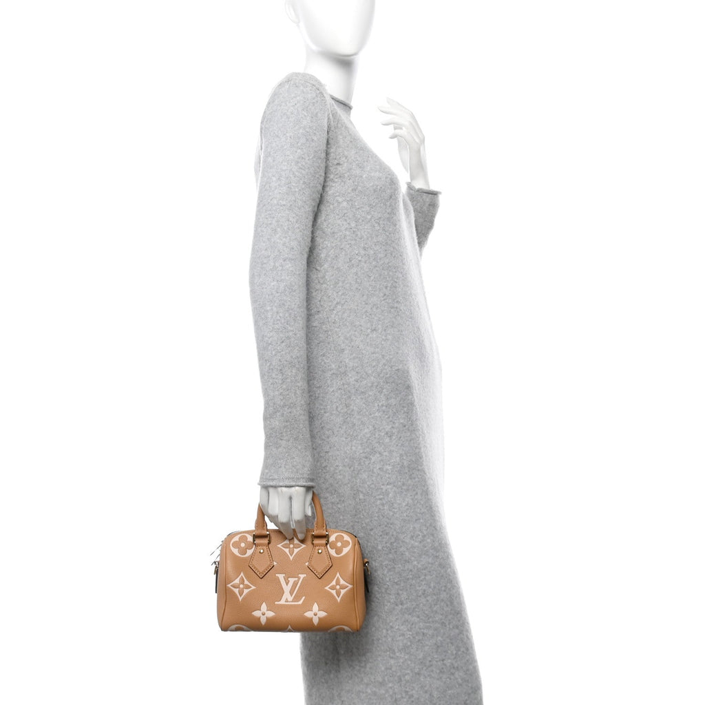 Empreinte Monogram Giant Speedy Bandouliere 20 Arizona Creme