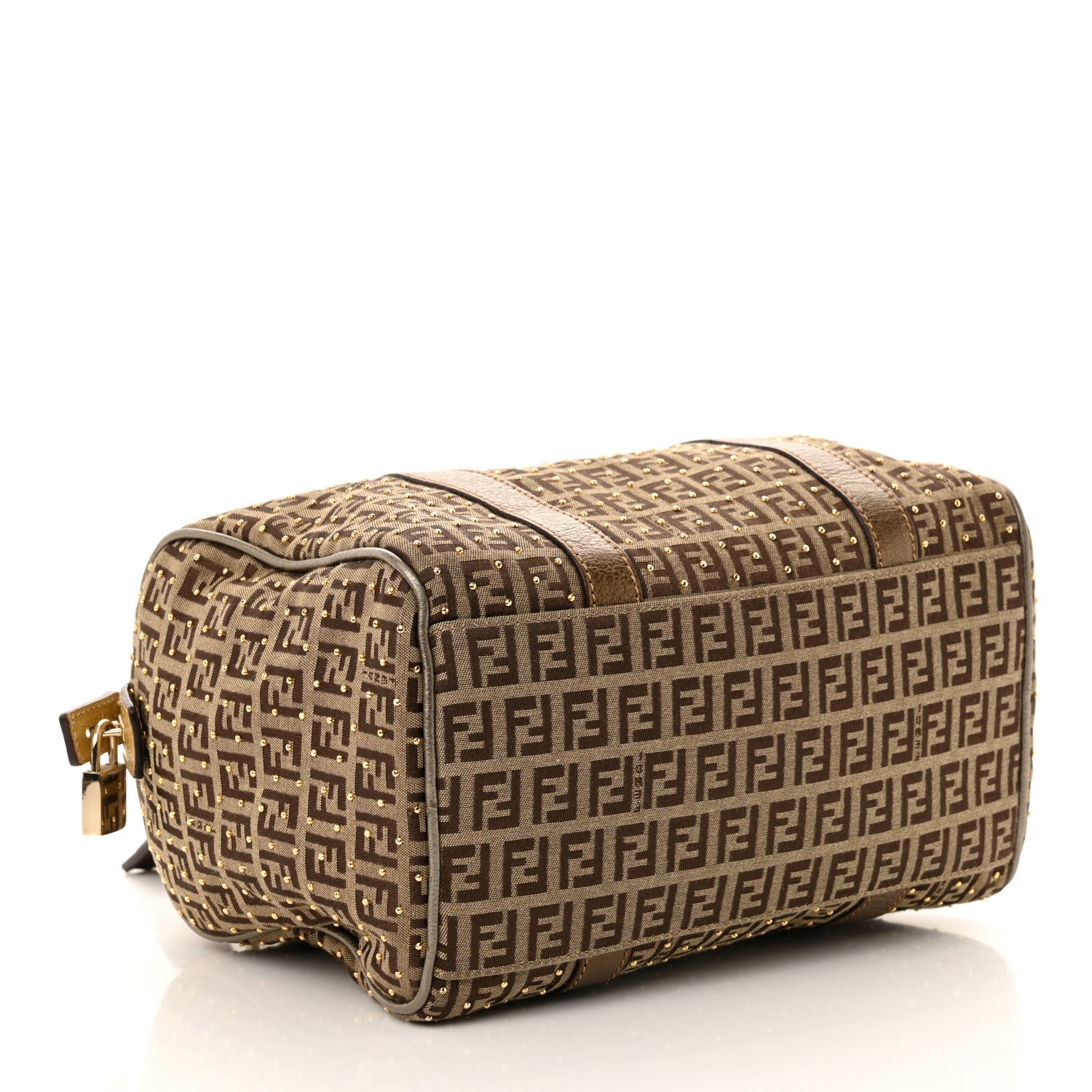 Zucchino Spalmati Studded Boston Mogano Panna Bruciato