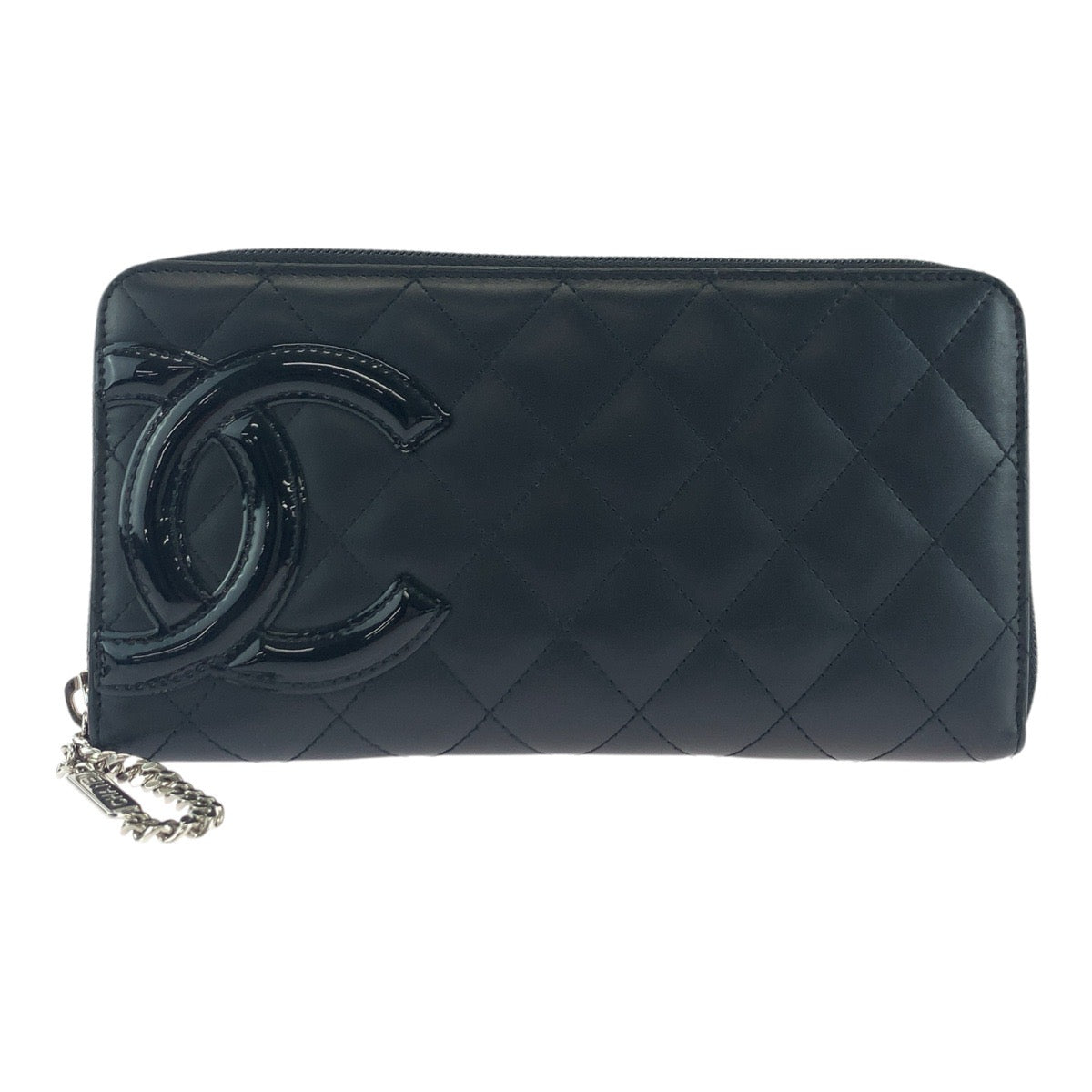 Chanel Cambon Line Leather Long Wallet