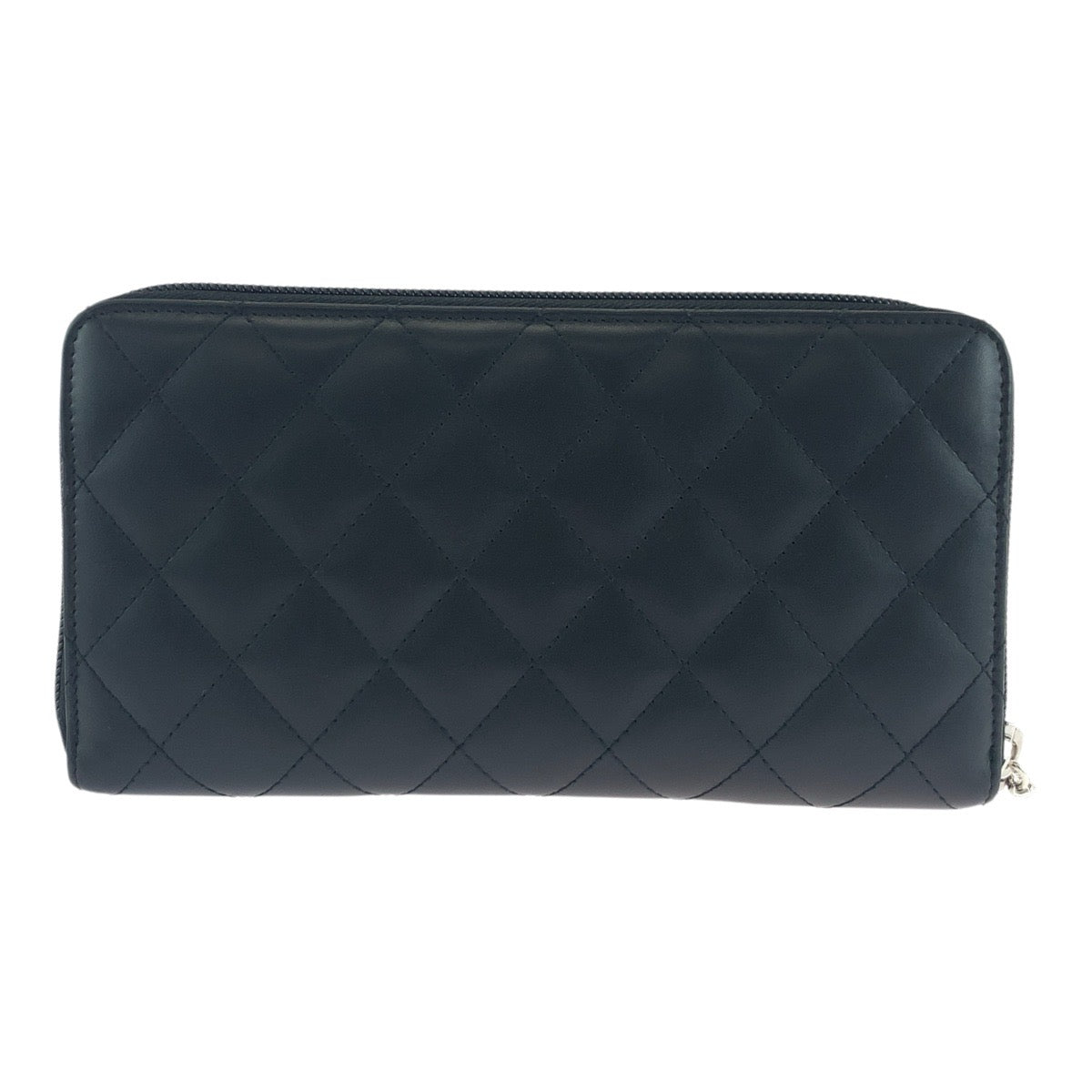 Chanel Cambon Line Leather Long Wallet