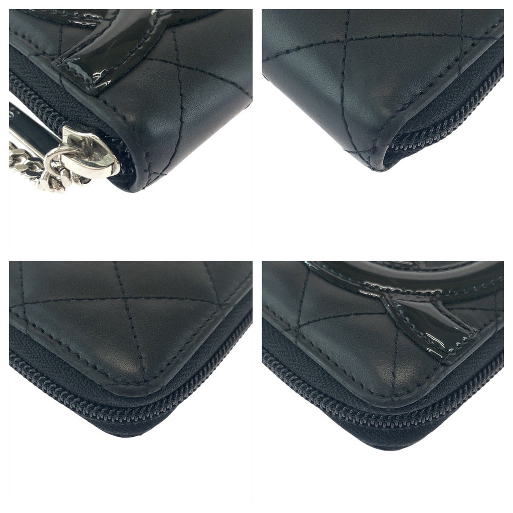 Chanel Cambon Line Leather Long Wallet