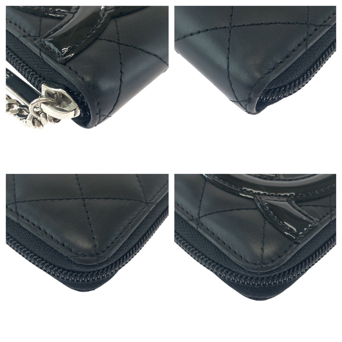 Chanel Cambon Line Leather Long Wallet