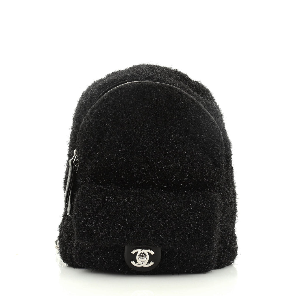CC Pocket Backpack Quilted Knit Pluto Glitter Mini