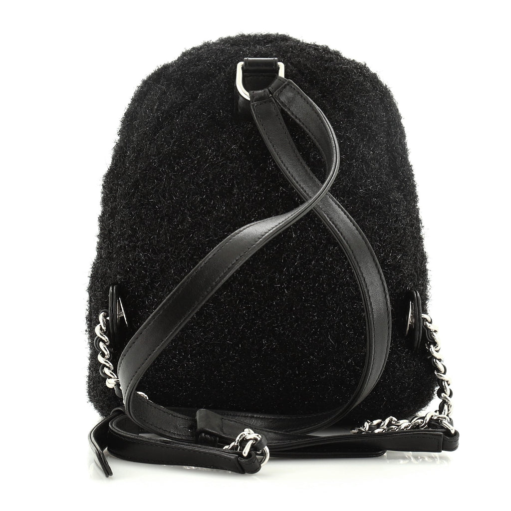 CC Pocket Backpack Quilted Knit Pluto Glitter Mini