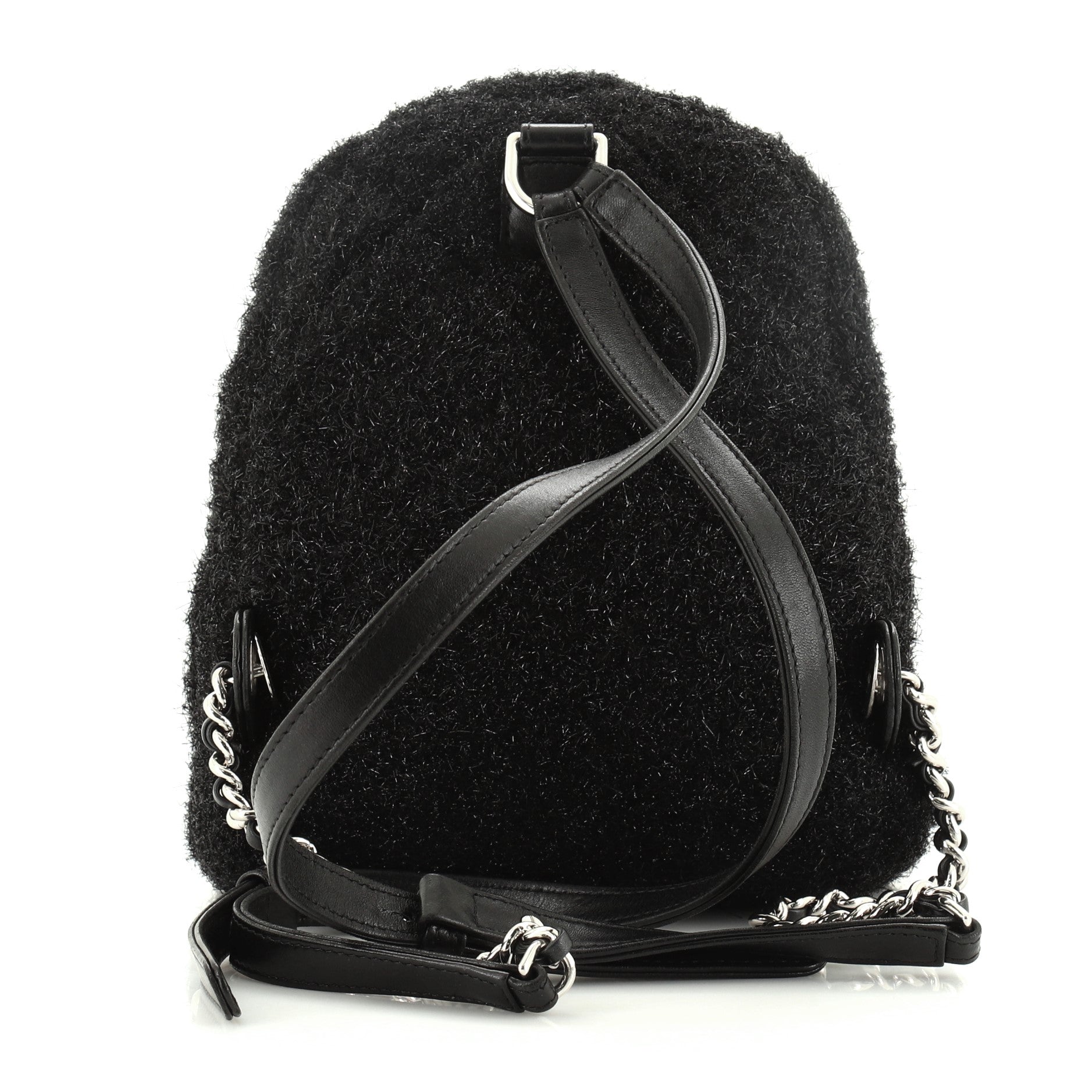 CC Pocket Backpack Quilted Knit Pluto Glitter Mini