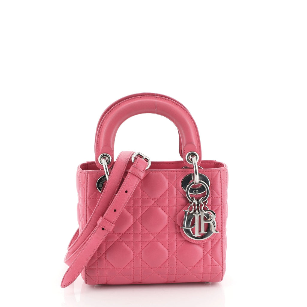 Lady Dior Bag Cannage Quilt Lambskin Mini