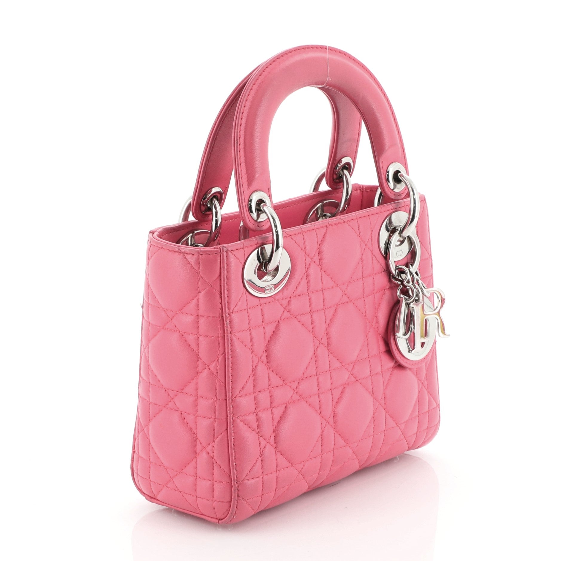 Lady Dior Bag Cannage Quilt Lambskin Mini